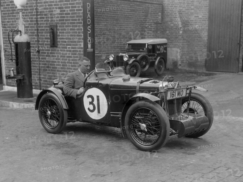 MG C type Midget of Cyril Paul at the RAC TT Race, Ards Circuit, Belfast, 1932. Artist: Bill Brunell.