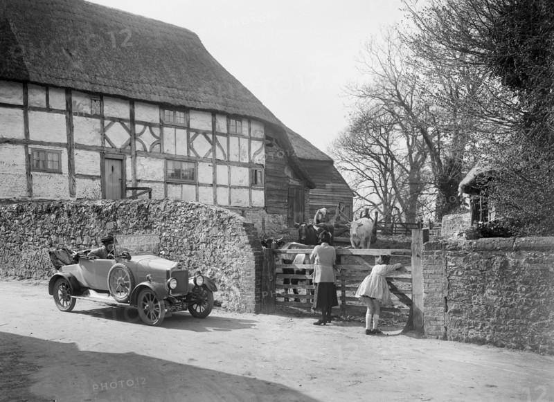 Calcott open tourer, Wantage, Oxfordshire, c1920s. Artist: Bill Brunell.
