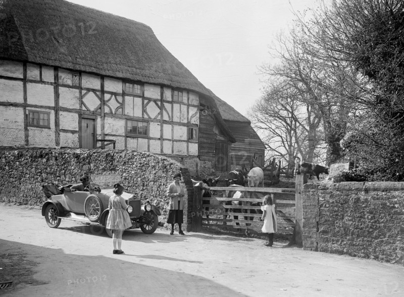 Calcott open tourer, Wantage, Oxfordshire, c1920s. Artist: Bill Brunell.