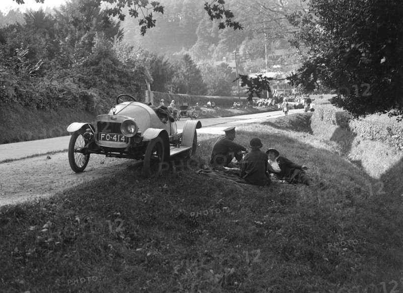 Enjoying a roadside picnic, GWK open 2-seater, c1920s. Artist: Bill Brunell.