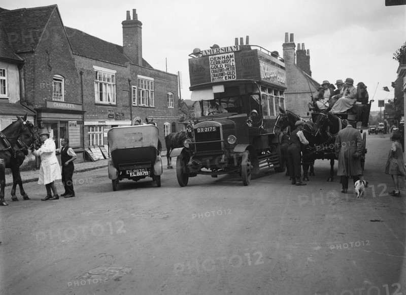 Thorneycroft double decker bus, Buckinghamshire, c1920s Artist: Bill Brunell.