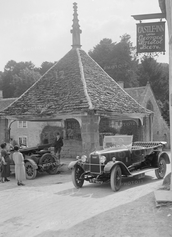 Invicta 4-seat Talbot 12/30, Castle Combe, Wiltshire, c1920s Artist: Bill Brunell.