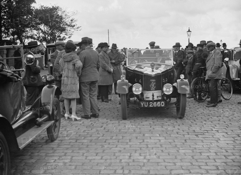 AC Acedes Six of Mrs G Daniell at the Southport Rally, 1928. Artist: Bill Brunell.