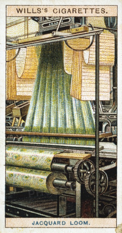 Jacquard power loom, 1915. Artist: Anon