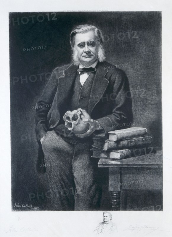 Thomas Henry Huxley, 1893. Artist: Leopold Flameng