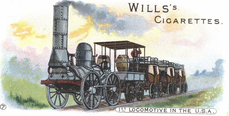 'Stourbridge Lion', steam locomotive, c1830 (1900). Artist: Unknown