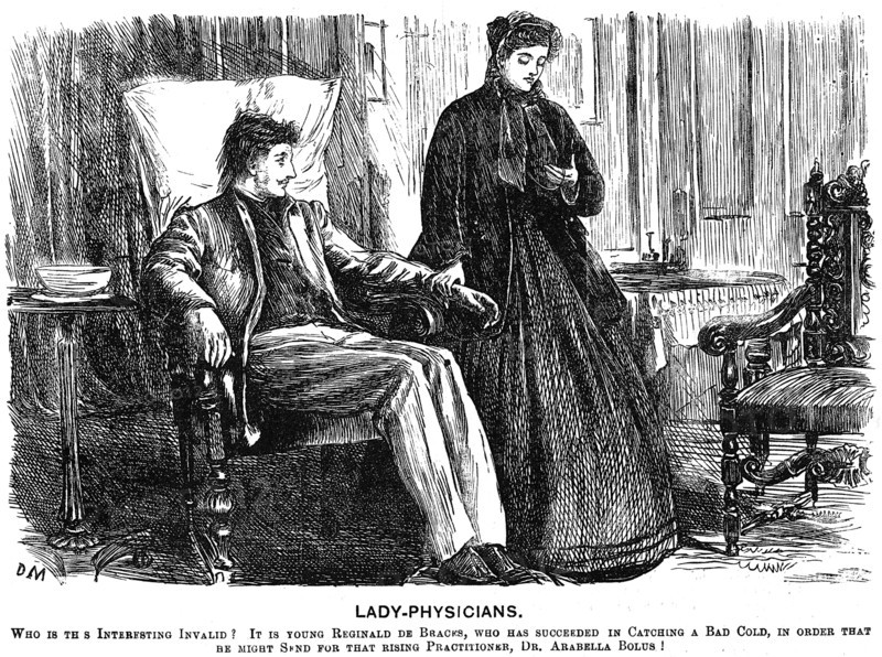 'Lady Physicians', 1865. Artist: George du Maurier