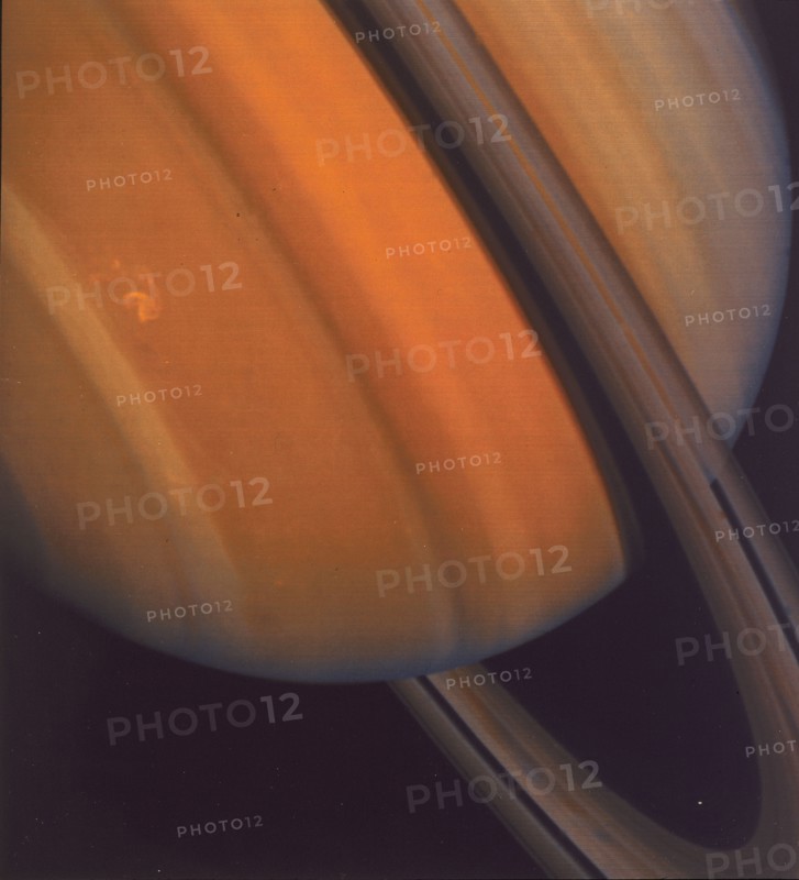 Close up of Saturn's rings, 1981. Artist: Unknown