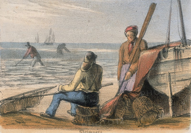 'Shrimpers', c1845. Artist: Benjamin Waterhouse Hawkins