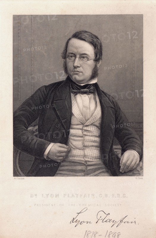 Dr Lyon Playfair, (c1850-c1880?). Artist: G Cook