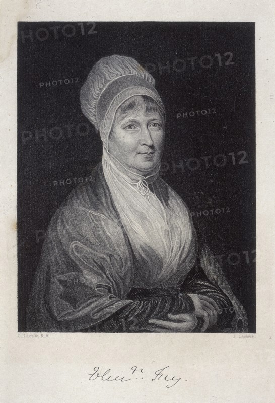 Elizabeth Fry, 1844. Artist: J Cochran