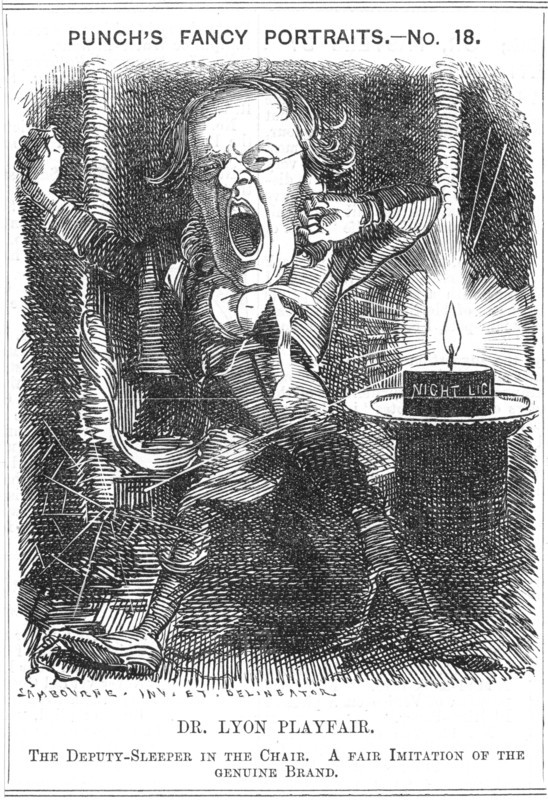 Lyon Playfair, Scottish chemist and politician, 1881. Artist: Edward Linley Sambourne