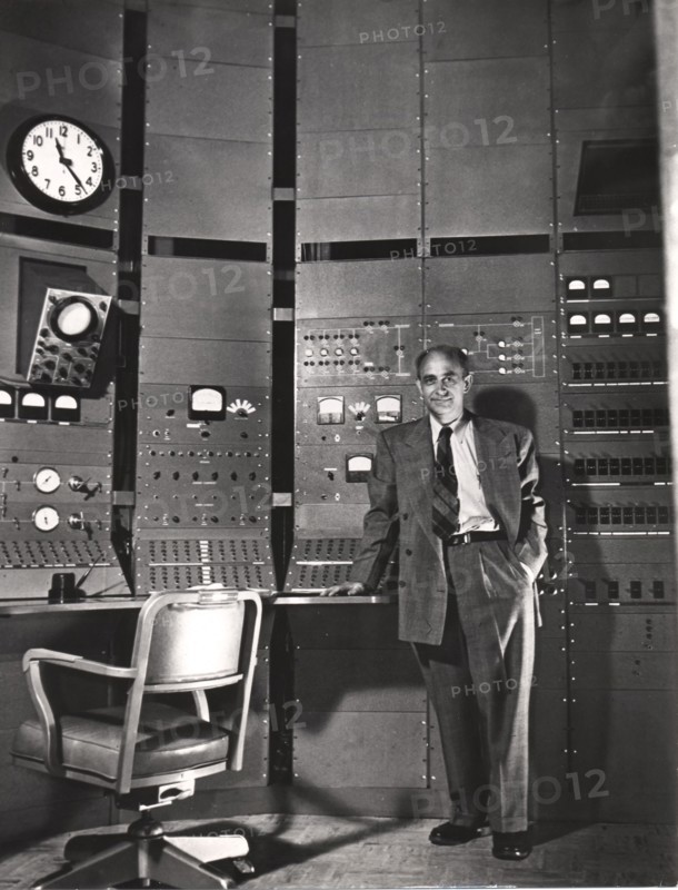 Enrico Fermi, Italian-born American nuclear physicist, c1942. Artist: Unknown
