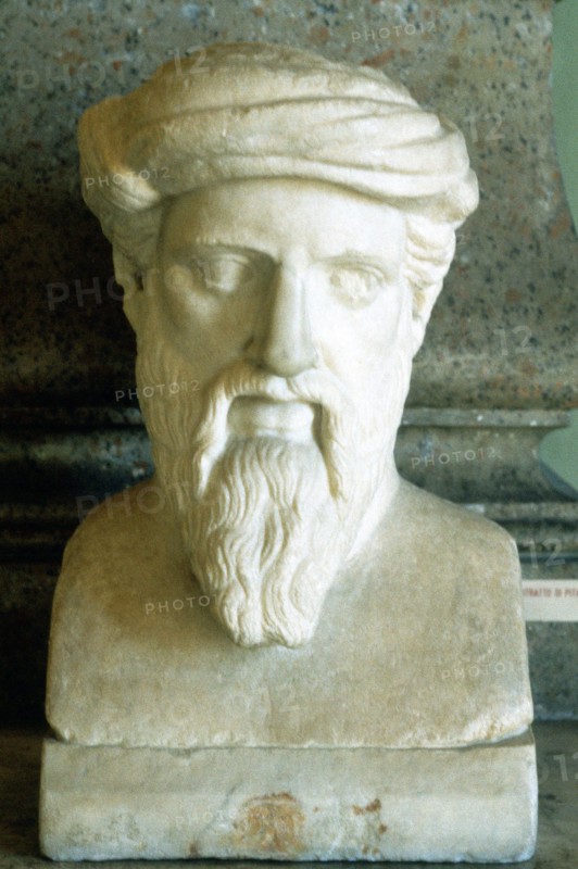 Pythagoras, Ancient Greek mathematician and philosopher, 6th century BC. Artist: Unknown