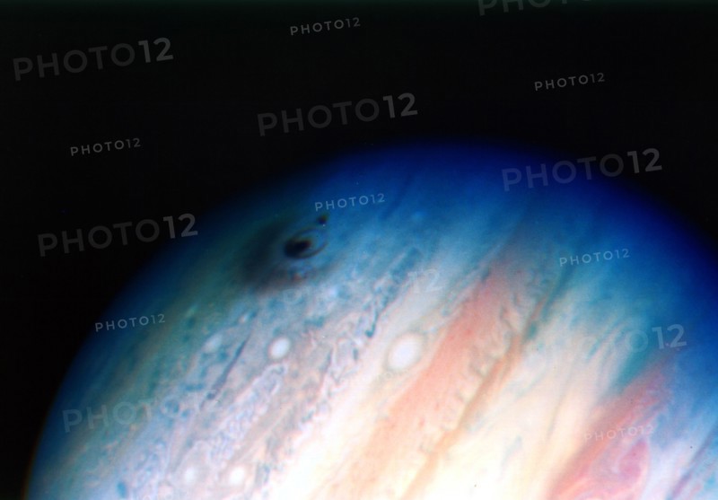 Comet Shoemaker-Levy colliding with Jupiter, 20 July 1994. Artist: Unknown