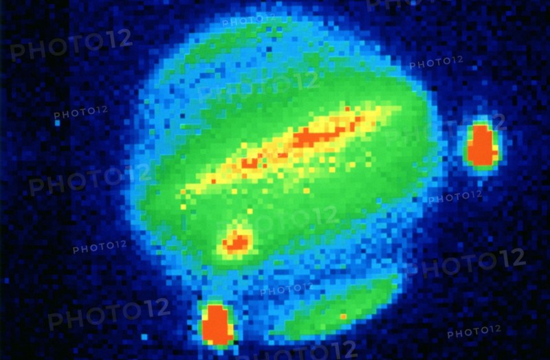 Comet Shoemaker-Levy colliding with Jupiter, 20 July 1994. Artist: Unknown