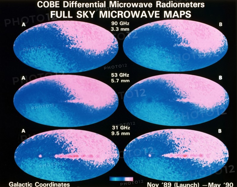 Full sky microwave maps, 1990. Artist: Unknown