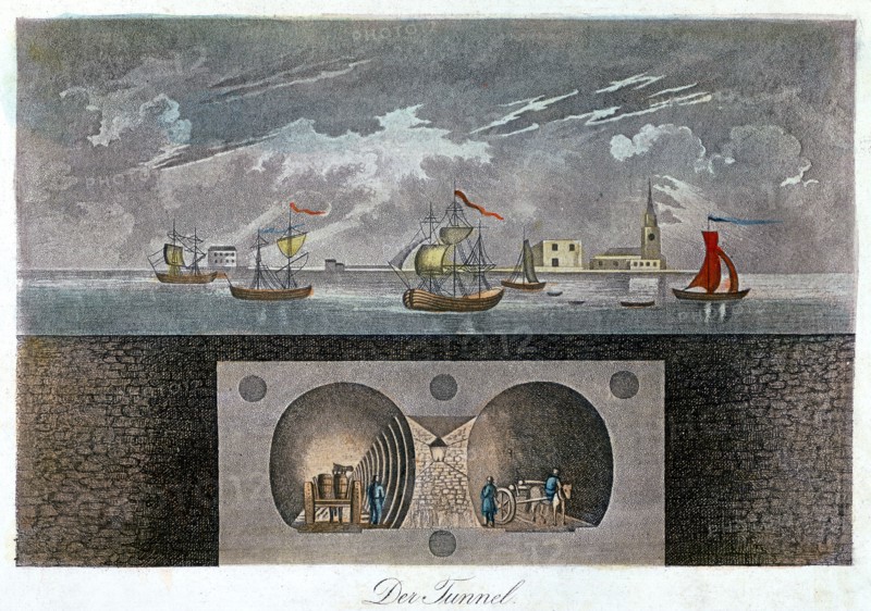 Thames Tunnel, c1830. Artist: Unknown