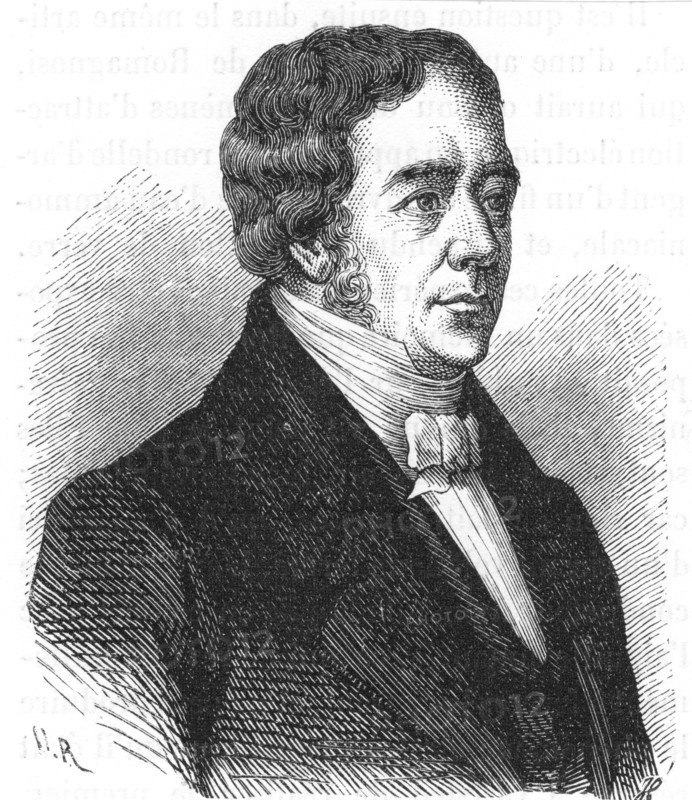 Hans Christian Oersted, Danish physicist, [c1870]. Artist: Unknown