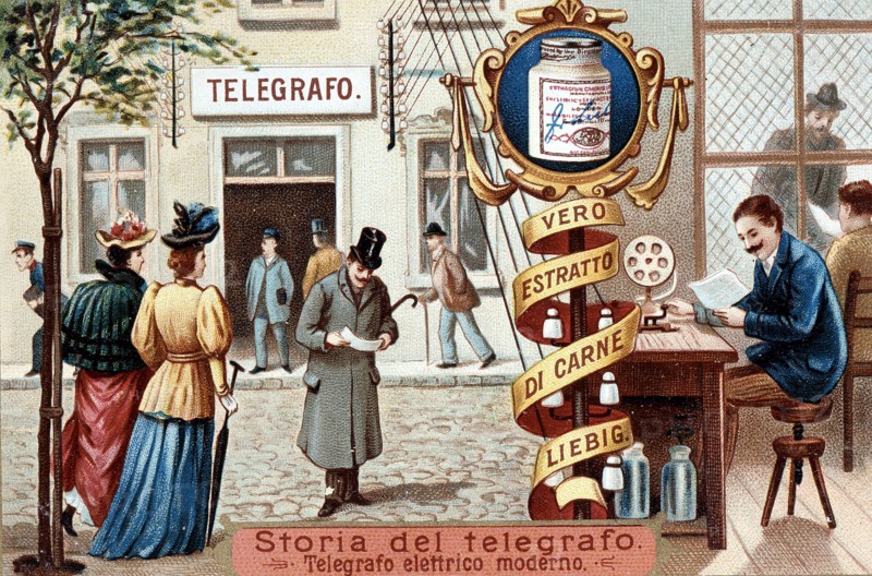 Telegraph office, c1900. Artist: Unknown