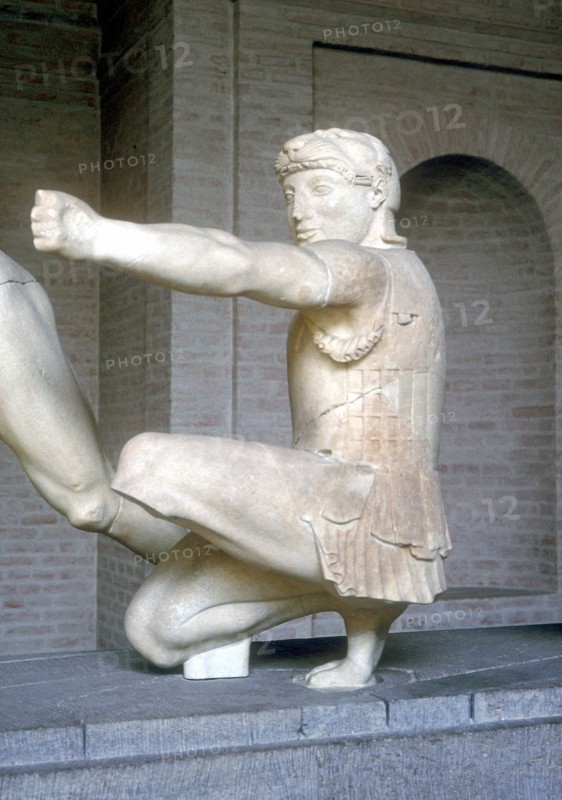 Archer from part of the East Pediment of the Temple of Aphaia,  Aegina, Greece, c500 - 480 BC. Artist: Unknown