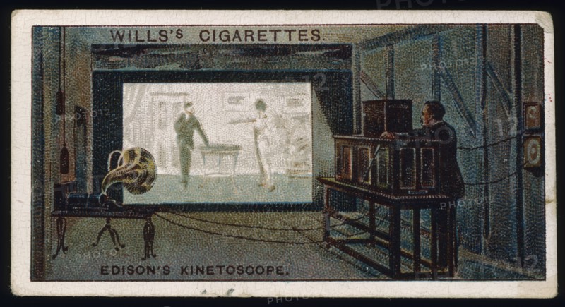 Thomas Alva Edison's kinetographic theatre, c1892. Artist: Unknown