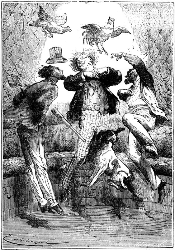 Jules Verne (1828-1905) Autour de la Lune, 1865. Artist: Unknown