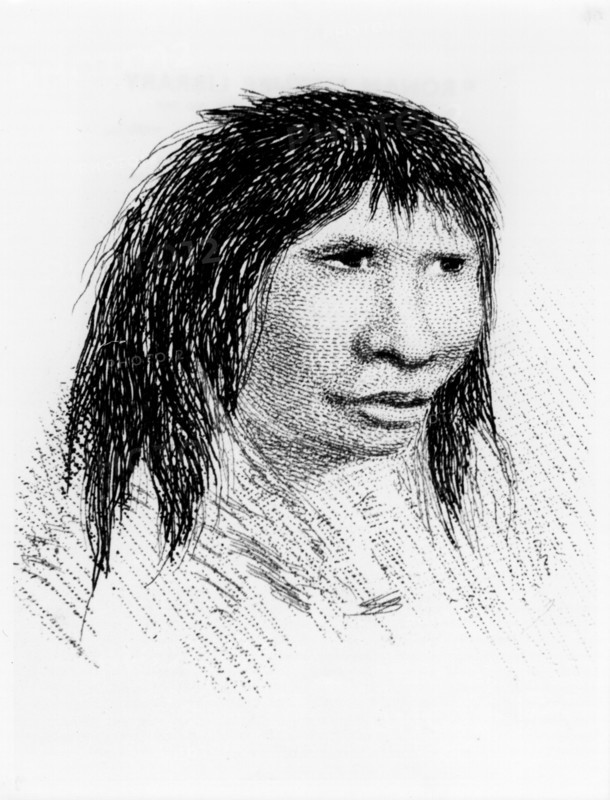 Jemmy Button, the Fuegian 'adopted' by Fitzroy's expedition, in 1834 (1839). Artist: Unknown