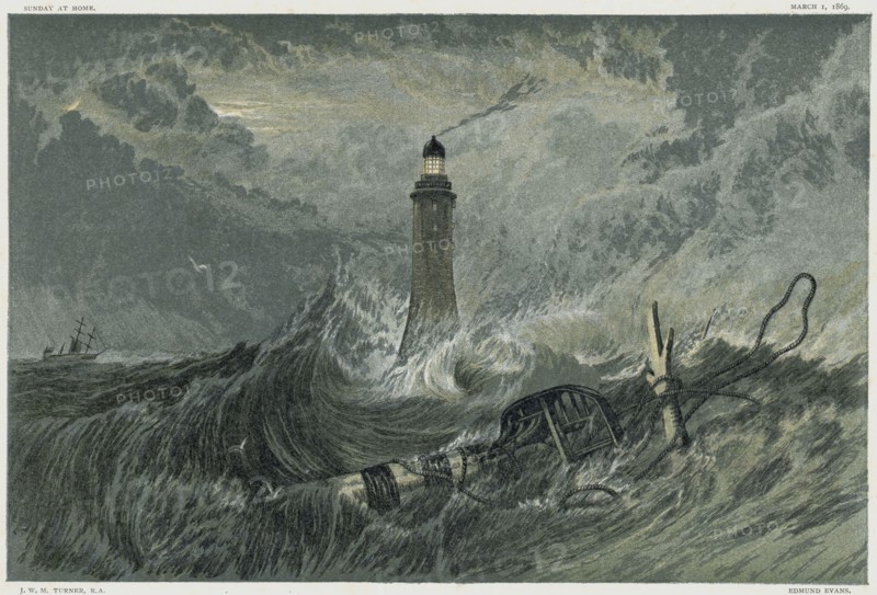 Third Eddystone lighthouse, 19th century. Artist: Unknown