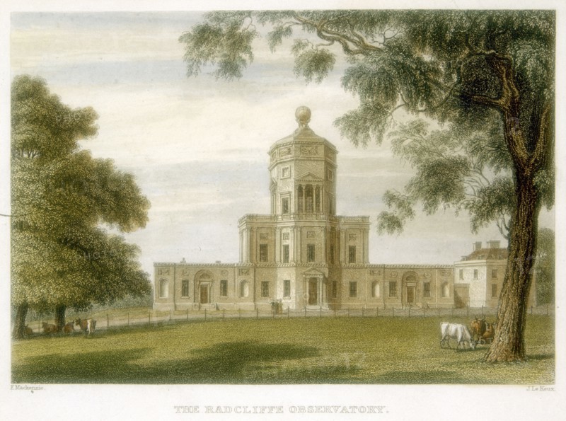 Radcliffe Observatory, Oxford, England, 1834. Artist: Unknown