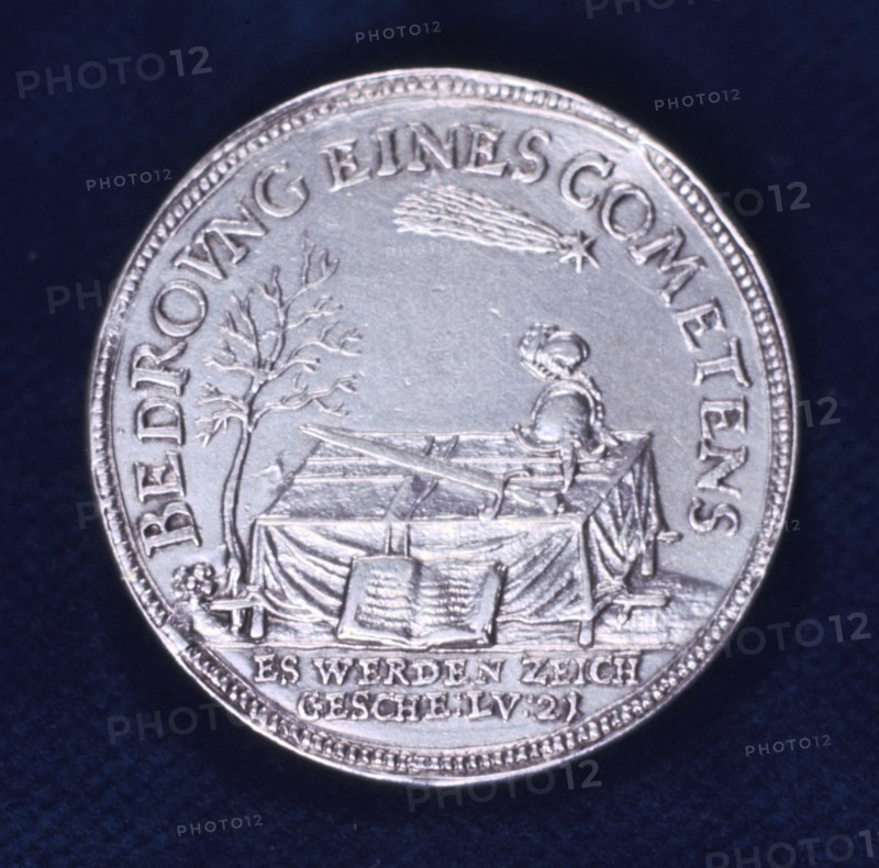 Obverse of a medal commemorating the brilliant comet of November 1618. Artist: Unknown