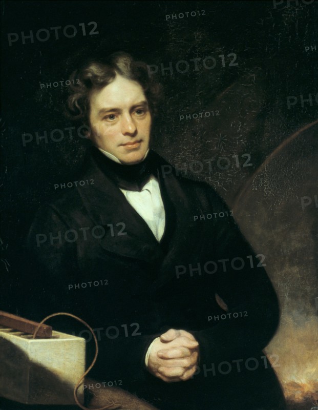 Michael Faraday, English chemist and physicist, 1842. Artist: Thomas Phillips