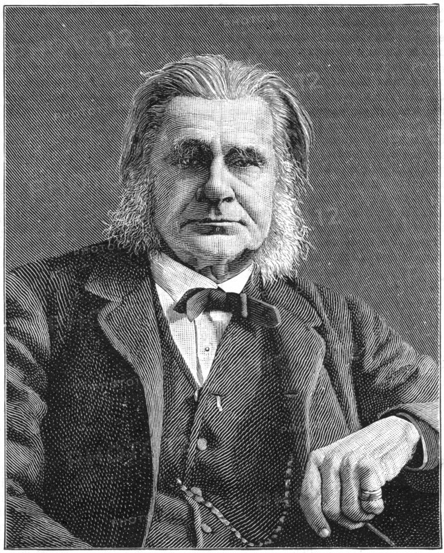 Thomas Henry Huxley, British biologist, 1897. Artist: Anon