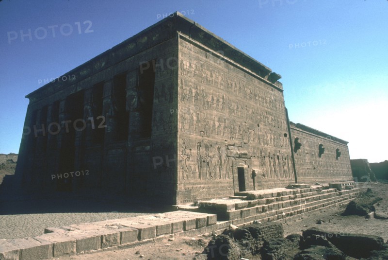 Temple of Hathor, Dendera, Egypt, late Ptolemaic and Roman Periods, c125 BC-c60 AD. Artist: Unknown
