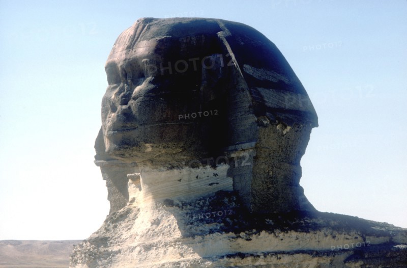 The Sphinx, Giza, Egypt, period of Khafre, 4th Dynasty, 26th century BC. Artist: Unknown
