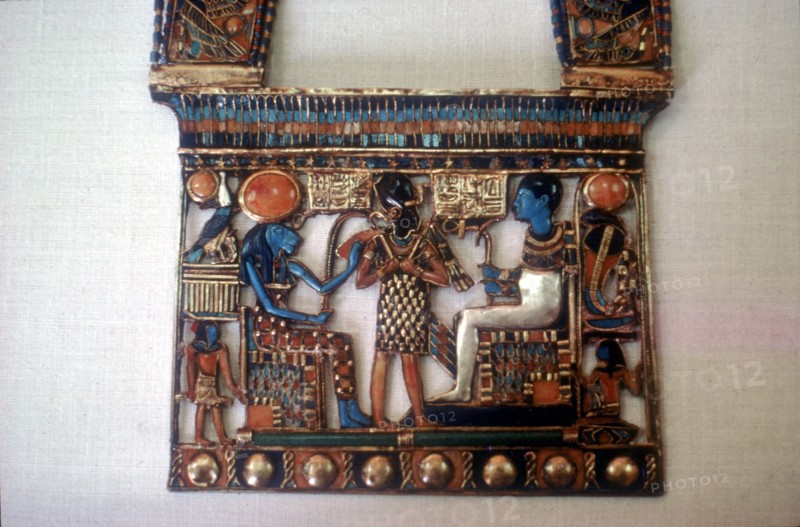 Pectoral from the tomb of Tutankhamun, c14th century BC. Artist: Unknown