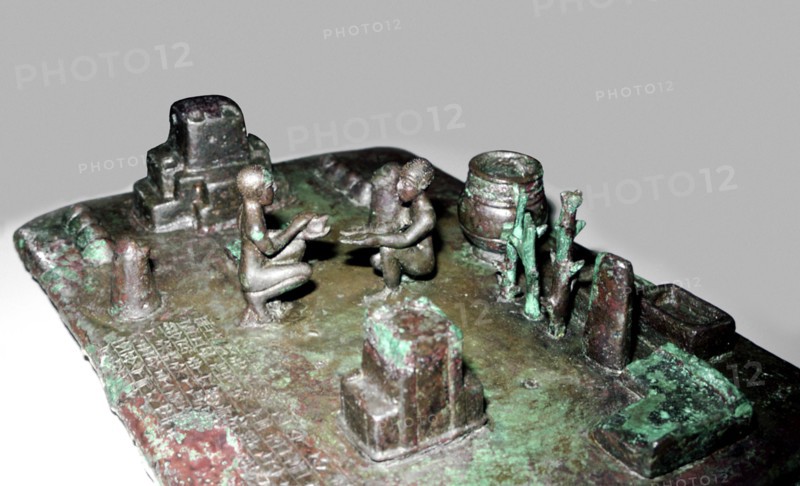 Bronze model of a cult place for ceremony of the rising of the sun, c1150 BC. Artist: Unknown