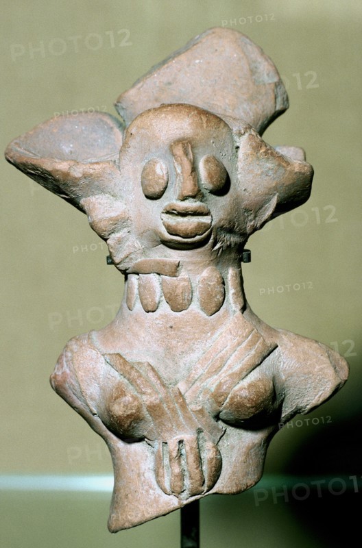Terracotta female figure, Indus Valley, Mohenjo-Daro, 2500-2000 BC. Artist: Unknown