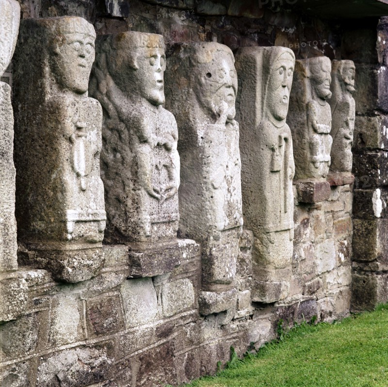 Celtic Christian figures, White Island, Co.Fermanagh, Ireland, c8th century. Artist: Unknown