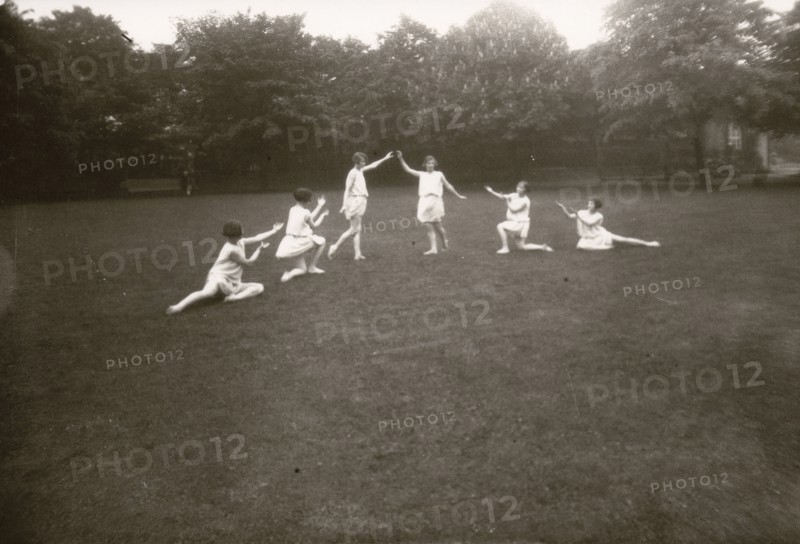 Girls Greek dancing class, 1929. Artist: Unknown