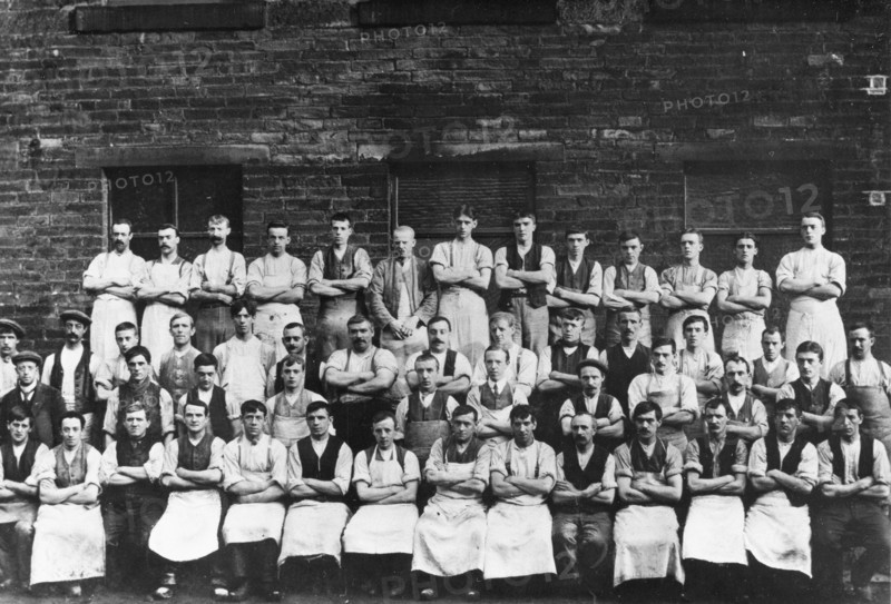 Male workers at Mackintosh?s toffee factory, Halifax, West Yorkshire, 1912. Artist: Unknown