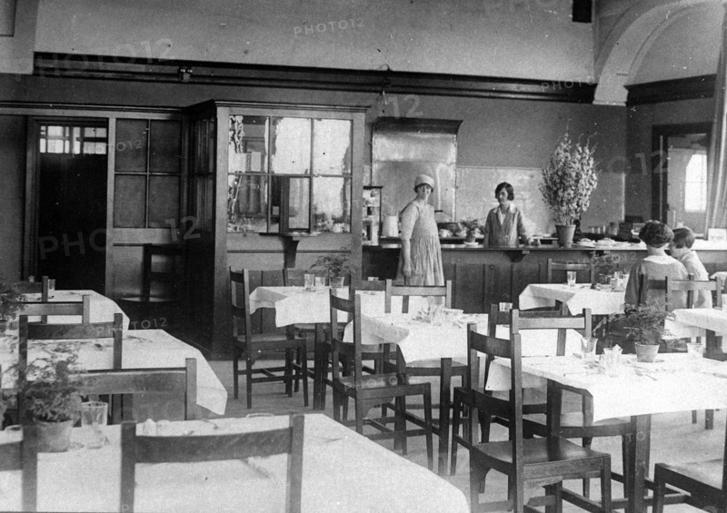 Dining Block, Rowntree factory, York, Yorkshire, 1913. Artist: Unknown
