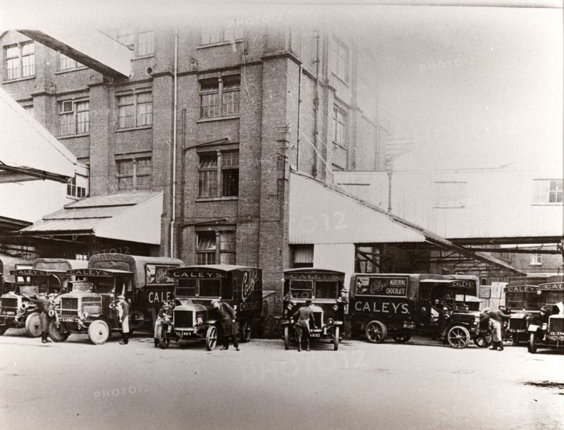 Caley Delivery Vehicles, Norwich, Norfolk, 1923. Artist: Unknown