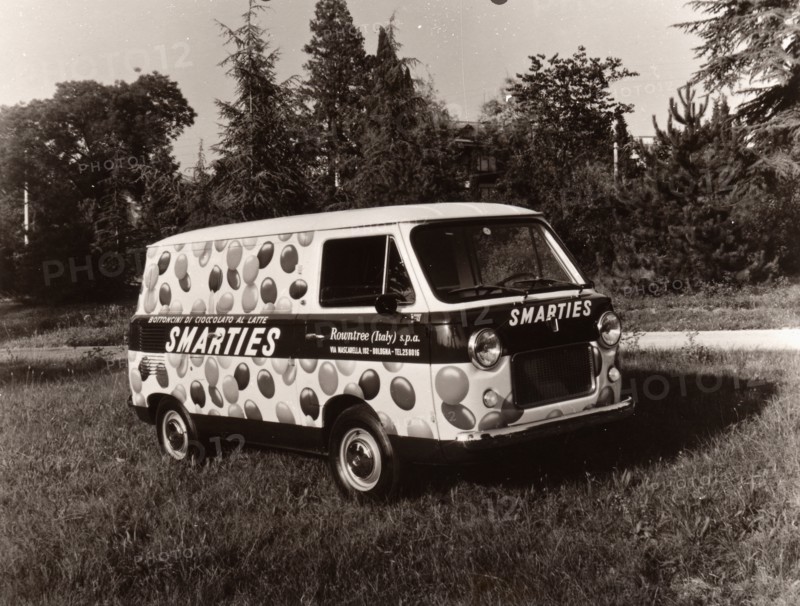 A van advertising Smarties, Italy, 1967. Artist: Unknown