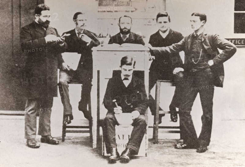Office staff of Caley, Norwich, Norfolk, 1885. Artist: Unknown
