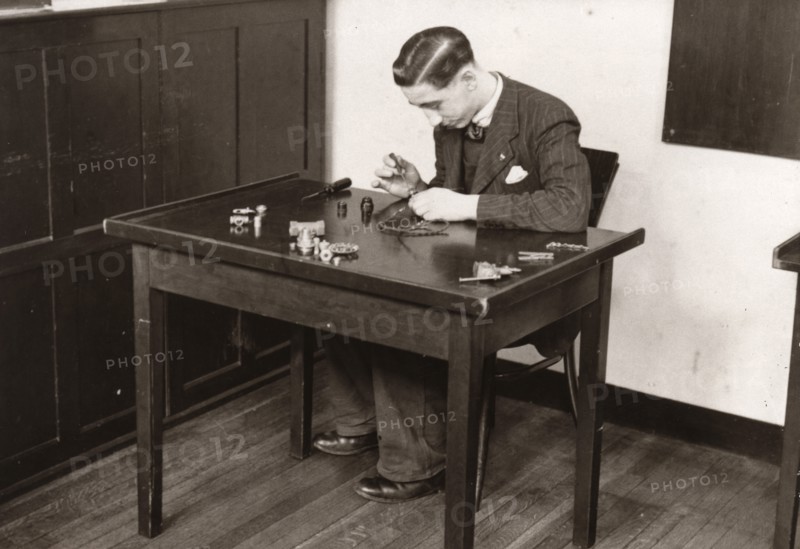 Selection and aptitude test, Rowntree factory, York, Yorkshire, 1948. Artist: Unknown