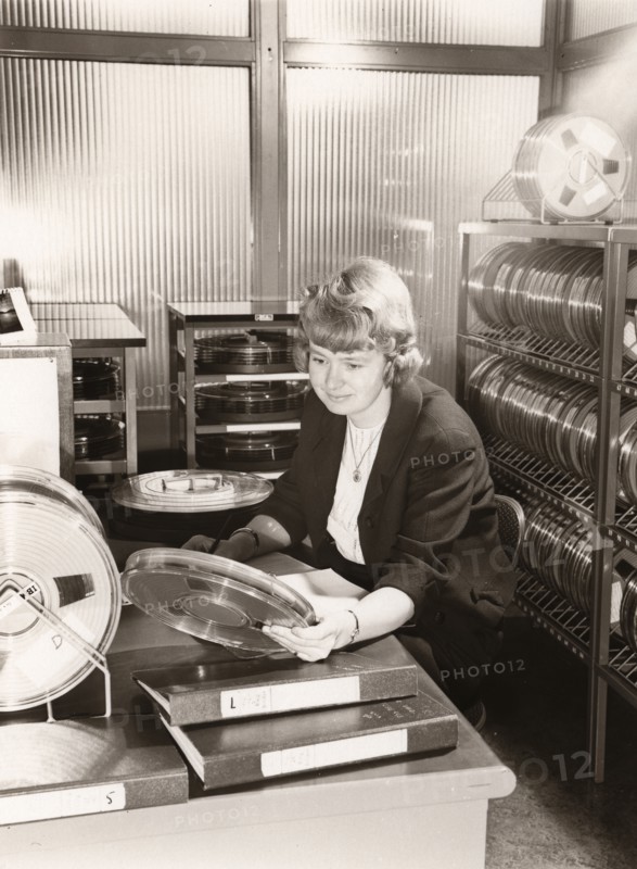 Computer department, Rowntree factory, York, Yorkshire, 1964. Artist: Unknown