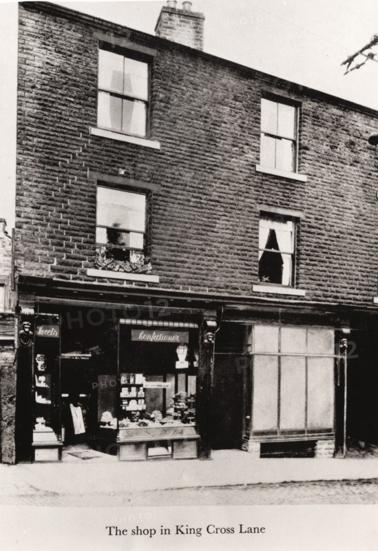 The first Mackintosh confectionery shop in Halifax, West Yorkshire, 1890. Artist: Unknown