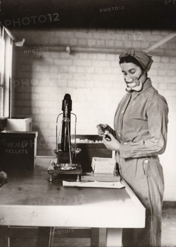 Munitions work, County Industries, York, Yorkshire, 1943. Artist: Unknown