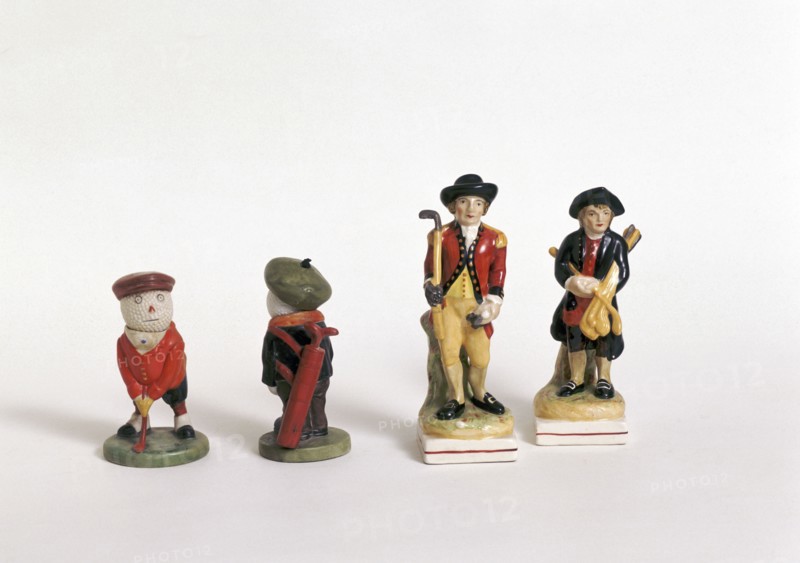 China figures, c1900-1918. Artist: Unknown